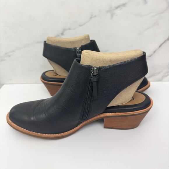 Sofft Womens Arabia Slingback Booties Boots Size 10 Leather Black - Picture 3 of 9